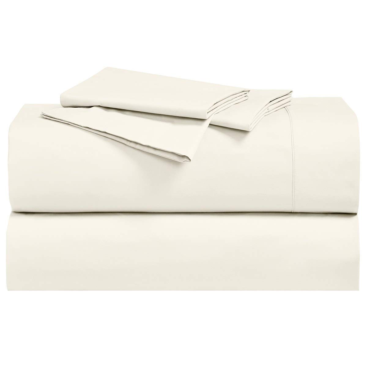 Linen RV Bunk Sheets (48x75) 3/4 Full Size - Ivory for Camper Beds