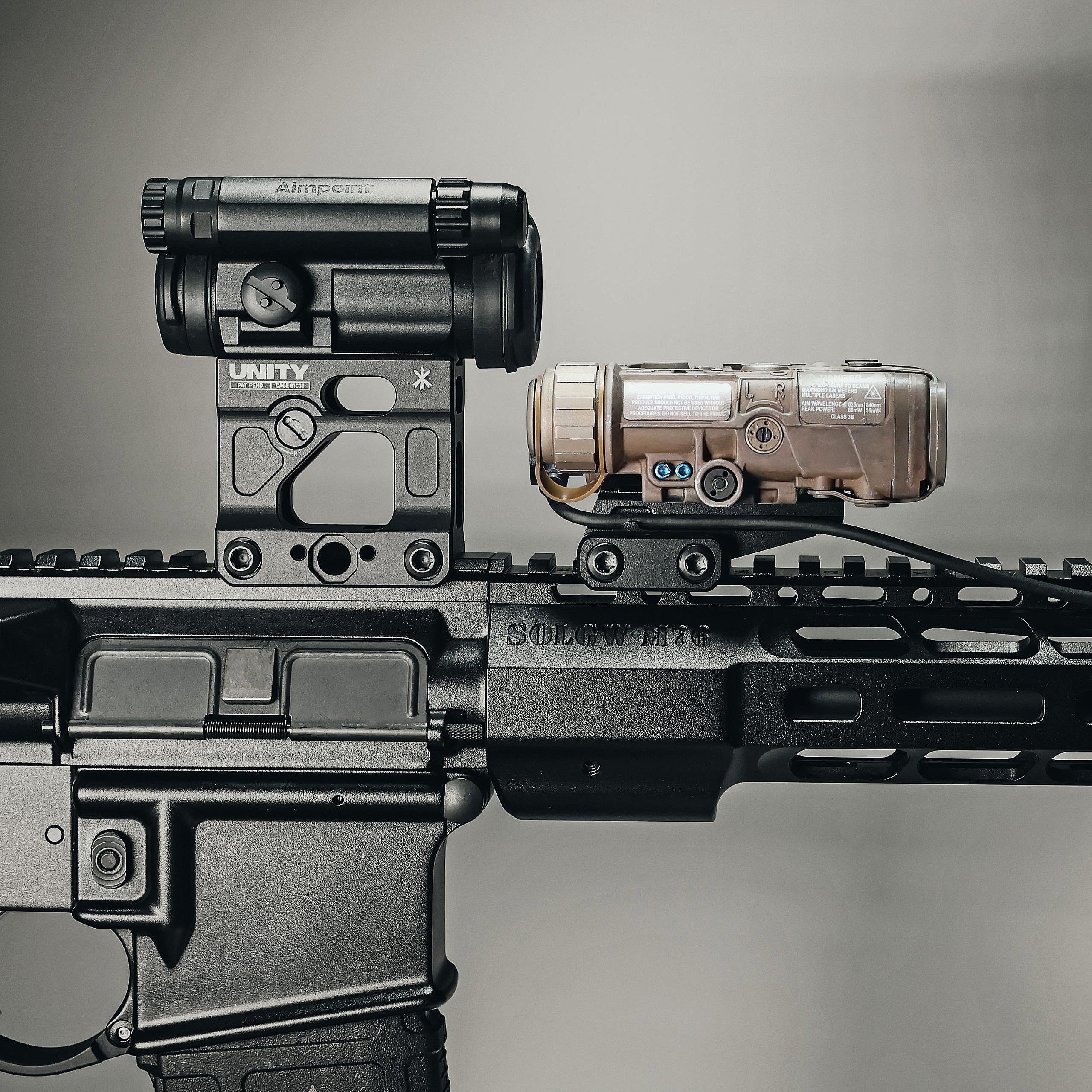 Unity Tactical FAST Accessory Riser Mount - Picatinny Rail Riser for Optics & Scopes - Perfect for AR-15, Shotguns & Tactical Firearms Accessories (Use for Enhanced Sight Alignment & Shooting Accuracy)