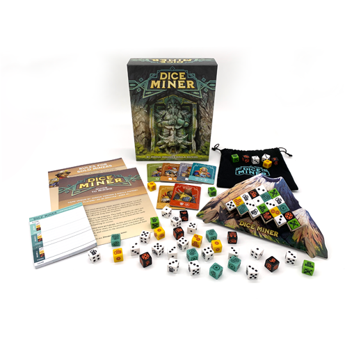 Dice Miner Board Game - Strategy Adventure Game for Family & Friends | Perfect for Game Nights, Parties & Family Gatherings