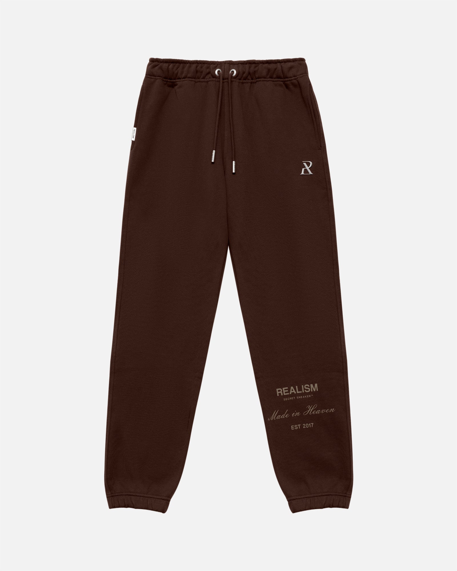 SSS Realism Radiant Sweatpants for Women - Soft High Waisted Joggers with Pockets - Mocha Brown Lounge Pants for Yoga, Running & Casual Wear
