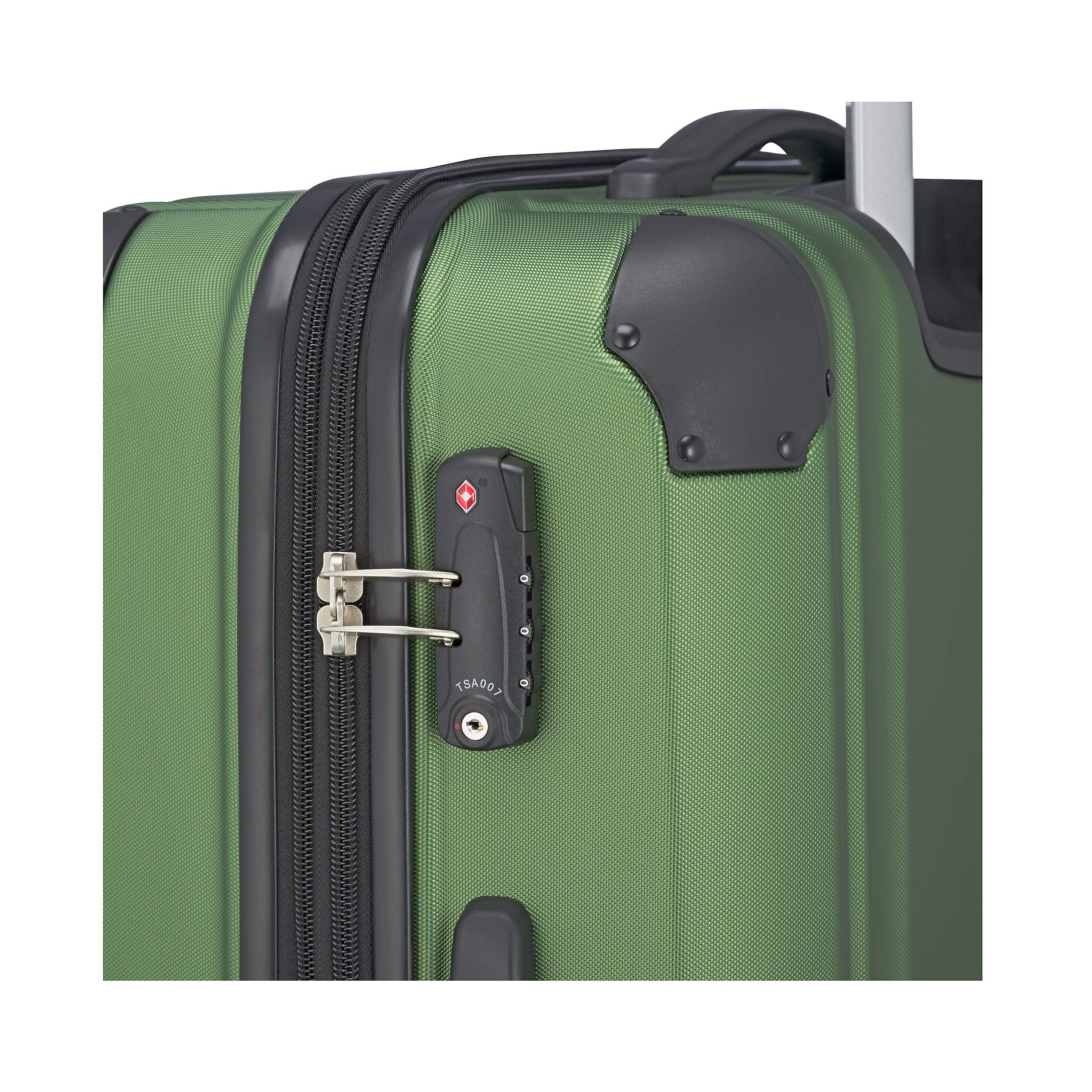55cm Green Carry-On Luggage - Lightweight & Durable Travel Suitcase for Airplane Cabin Use | Perfect for Business Trips & Weekend Getaways
