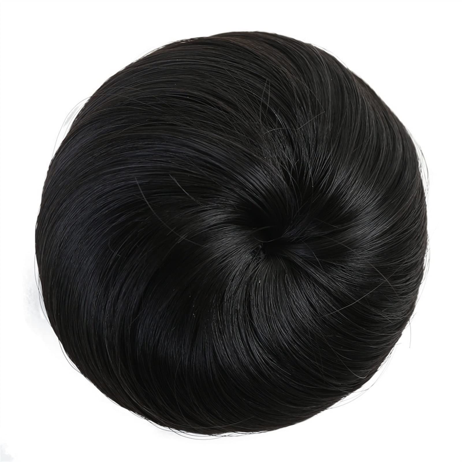 Bun Synthetic Hair Scrunchie - High-Temperature Fiber Hairpiece Ponytail Holder, Elastic Chignon Hair Clip for Women (Color 2) | Perfect for Work, Parties & Everyday Styling