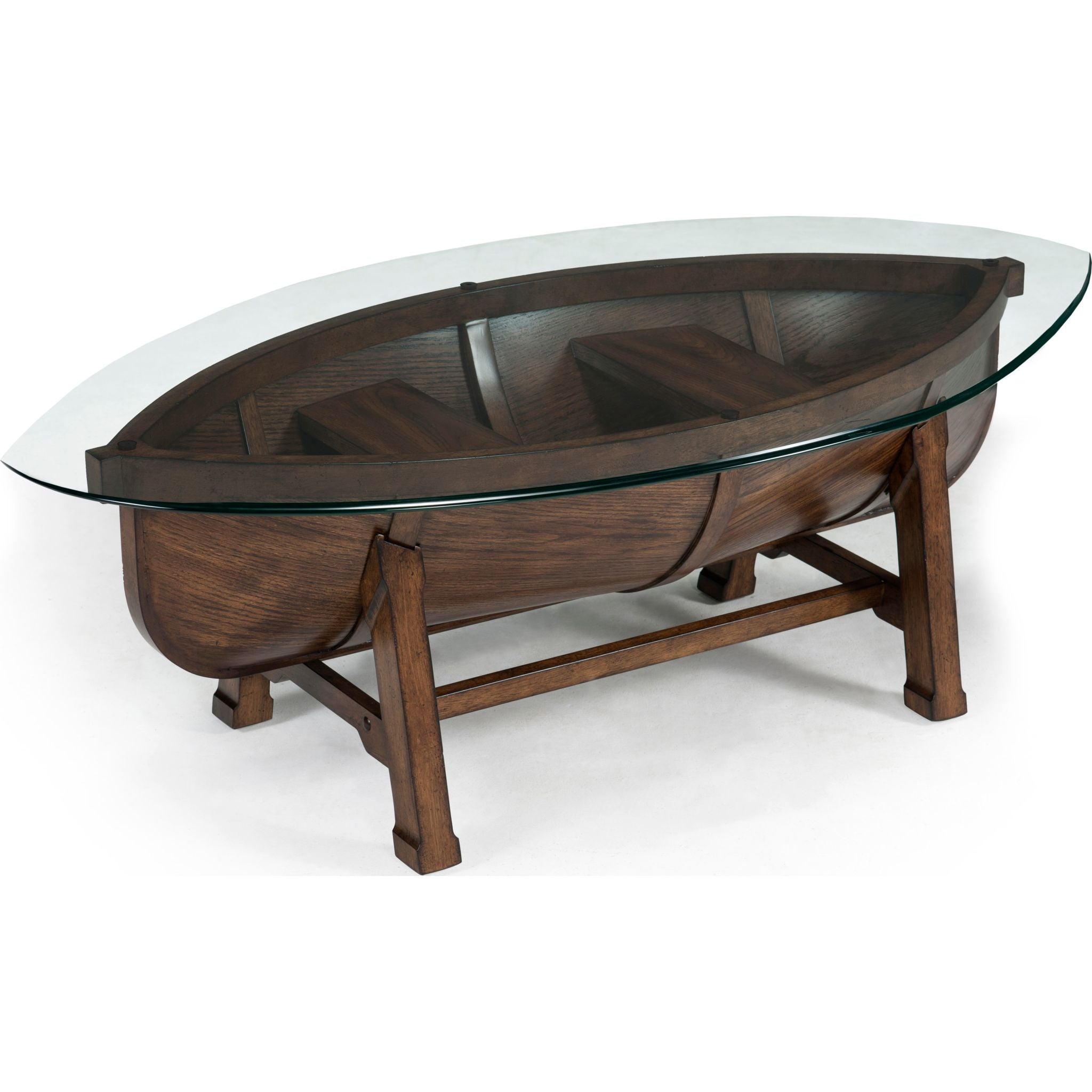 Beaufort Dark Oak Coffee Table - Modern Living Room Furniture for Home & Office Decor