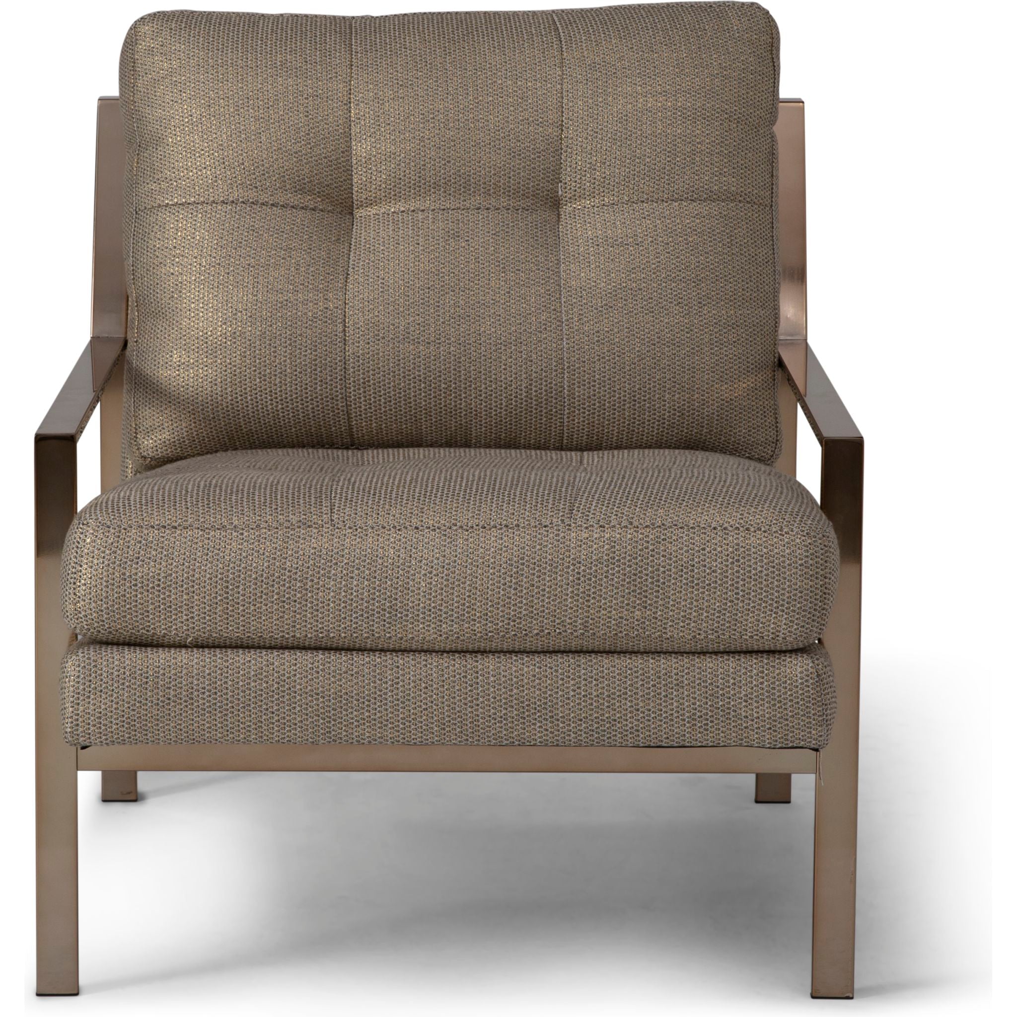 Stylish Amy Accent Chair in Gold - Modern Living Room Decor, Bedroom Seating & Office Lounge Chair - Perfect for Home, Apartment and Workspace