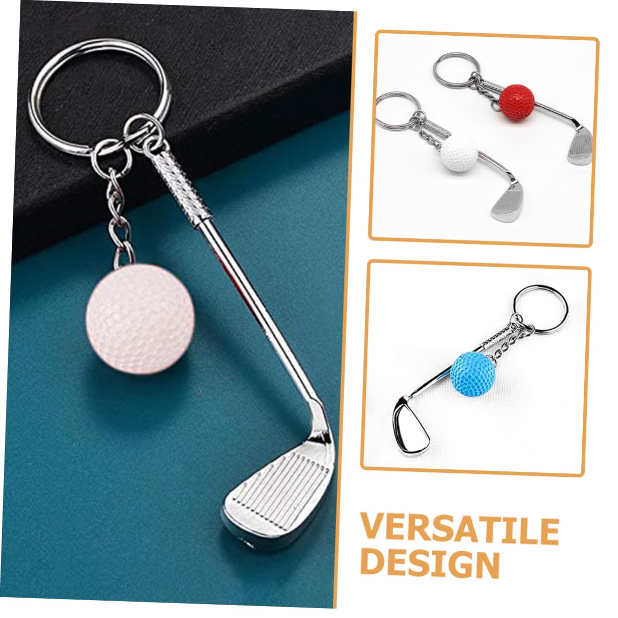 Premium Golf Ball Marker Keychain - Durable Metal & Plastic Design, Lightweight & Sturdy for Golfers - Perfect for Golf Accessories, Gifts & Everyday Carry - Ideal for Golf Courses, Tournaments & Personal Use