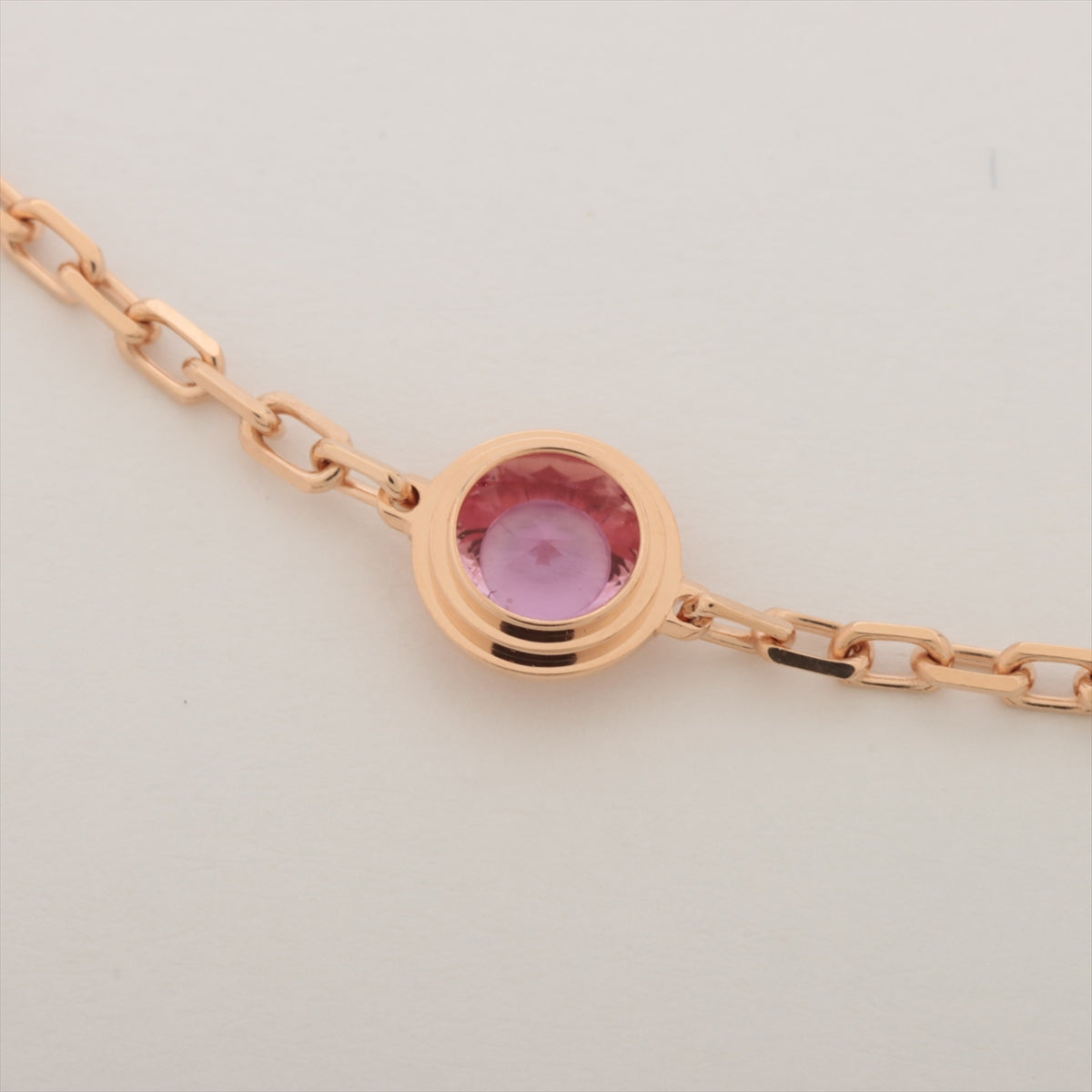 Cartier Women's Pink Sapphire Pink Gold Bracelet Watch - Luxury Diamond Accent Timepiece for Elegant Occasions & Special Events