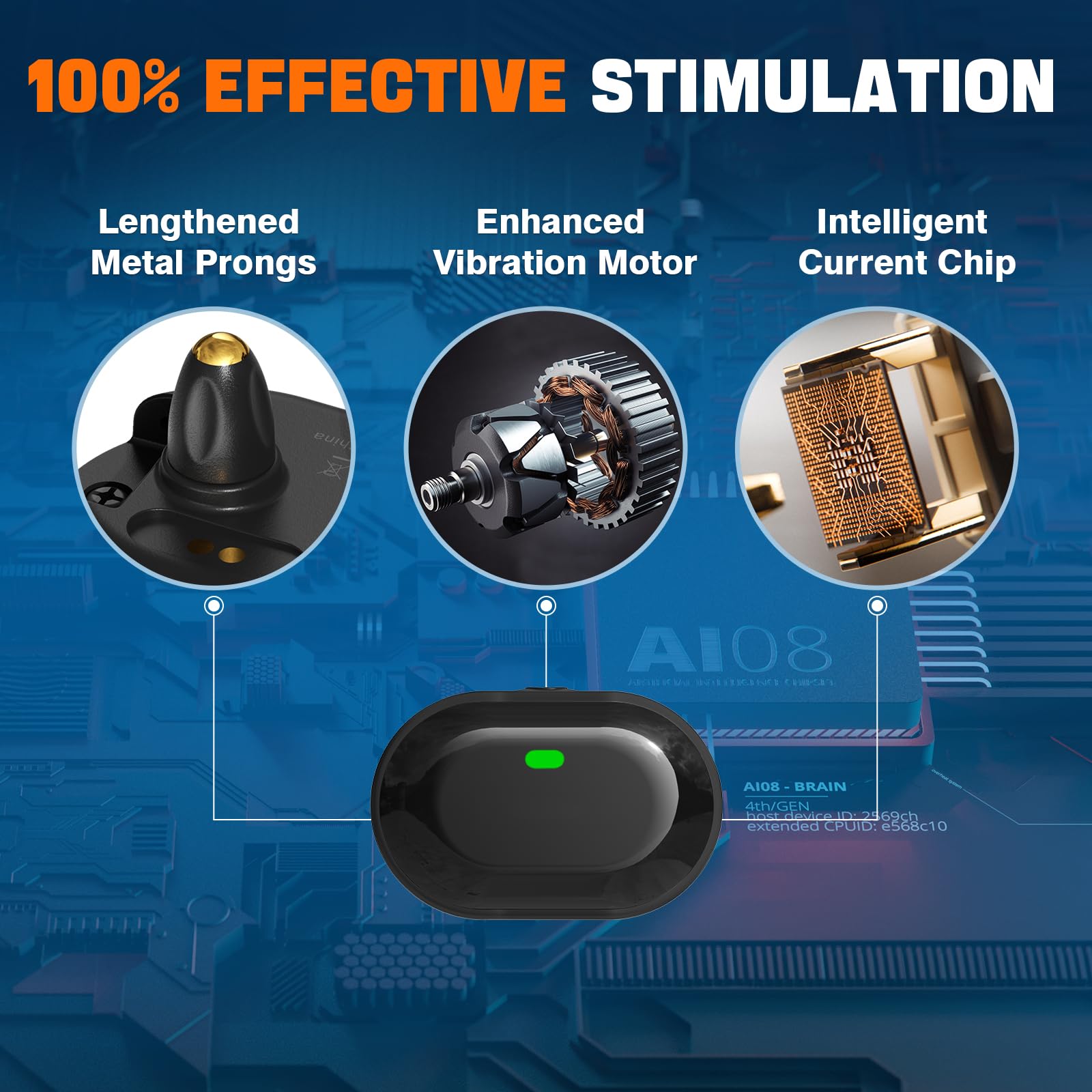 Ultra-Small Dog Shock Collar for Small & Medium Dogs 5-15lbs - 1300ft Remote Training Collar with 198-Level Control, Waterproof & Rechargeable - Perfect for Obedience Training, Bark Control & Behavior Correction (Black)