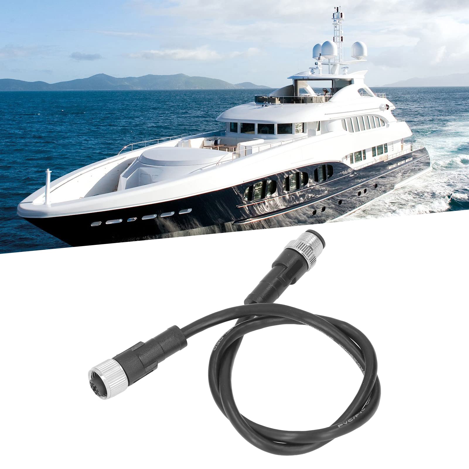 NMEA 2000 Marine Cable for Lowrance Simrad - Boat Backbone Drop Cable (0.5m) - Perfect for Yacht Navigation Systems