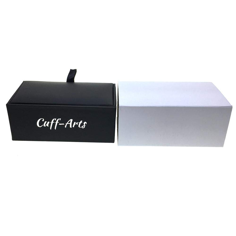 Stylish Men's Novelty Cufflinks with Gift Box - Perfect for Weddings, Business Meetings & Formal Events