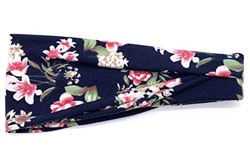 Stylish Printed Hair Bands Set for Women - 6 Pack Fashion Hair Accessories for Ponytail, Bun & Everyday Use - Perfect for Workout, Office & Casual Wear