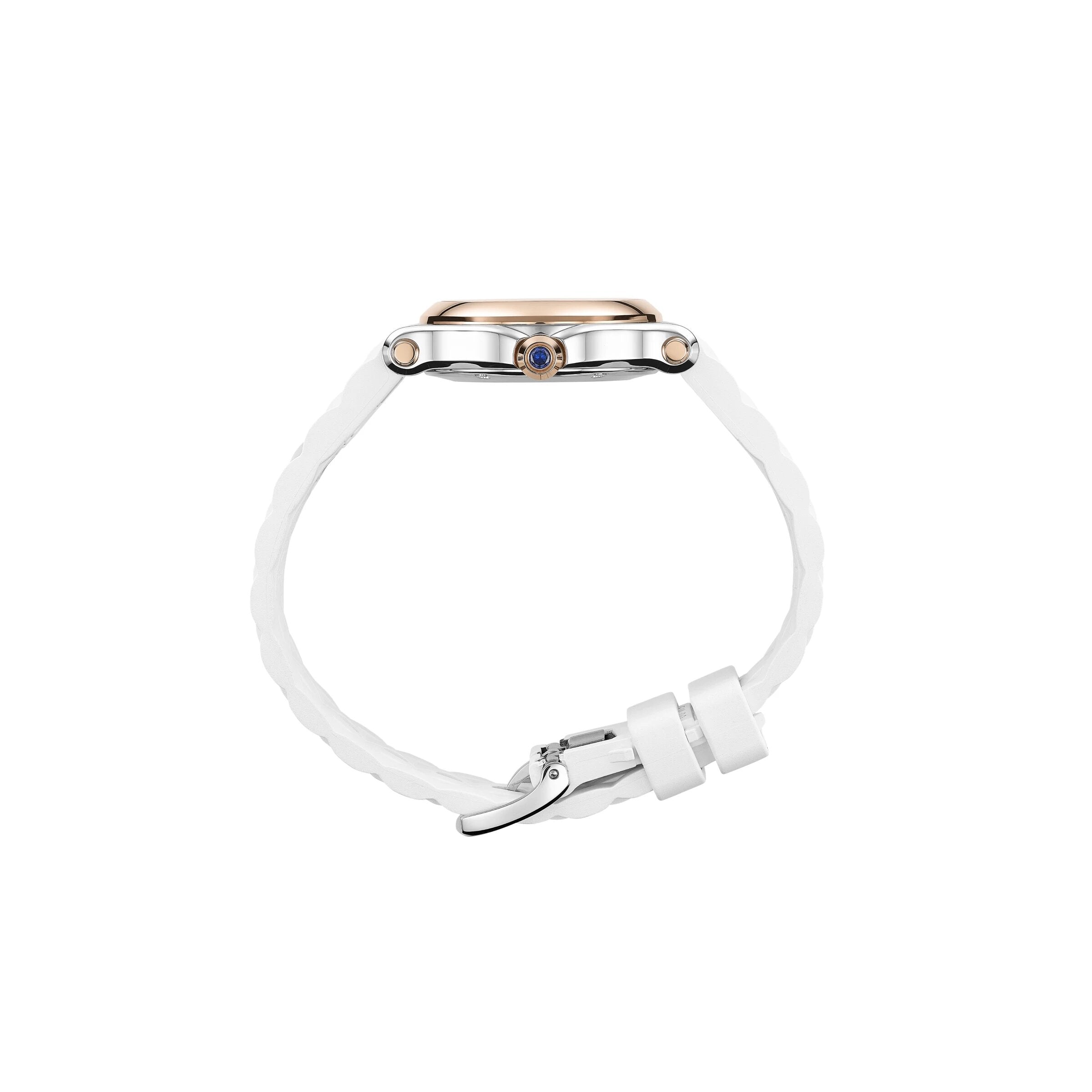 Chopard Happy Sport Ladies Watch - Stainless Steel & Ethical Rose Gold with Diamonds | Luxury Women's Wristwatch for Business, Party & Special Occasions