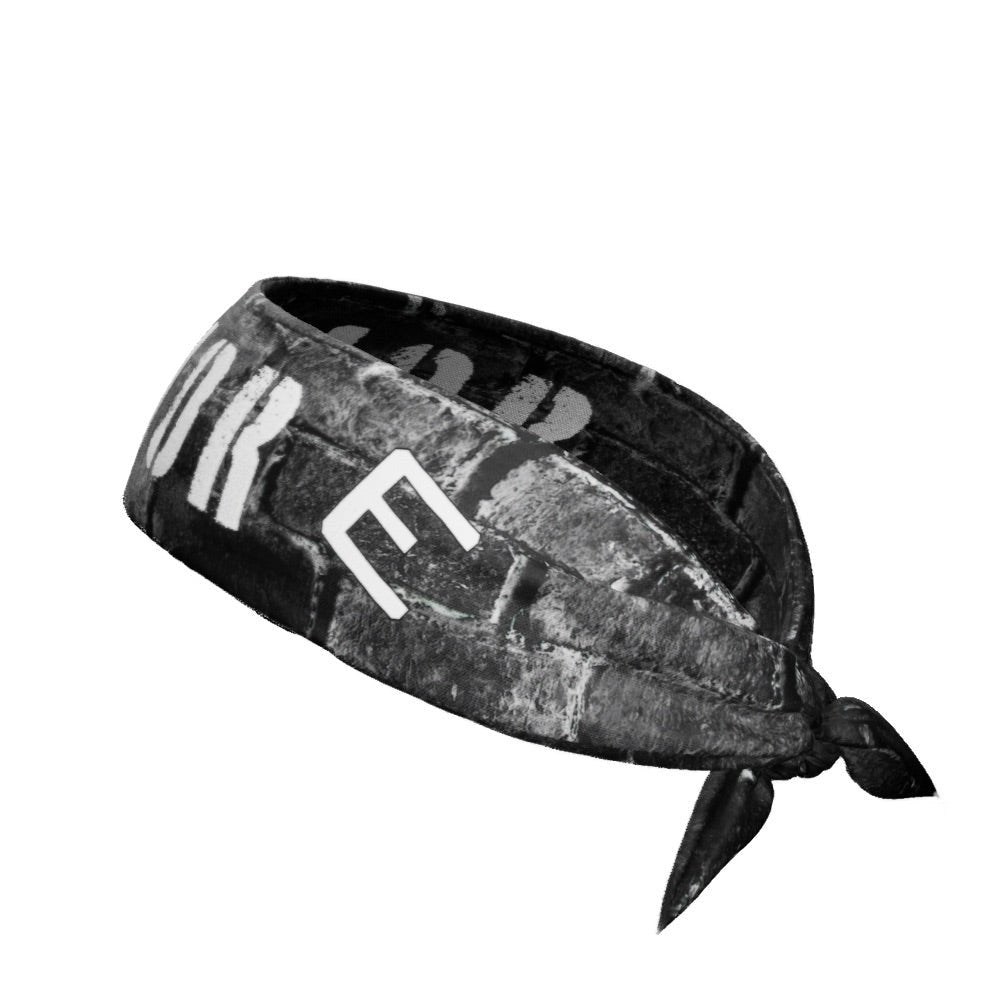 Warrior Tie Headband for Women & Men - Adjustable Sports Headband for Running, Yoga, Workouts & Fitness - Sweat-Wicking & Non-Slip Hair Accessory
