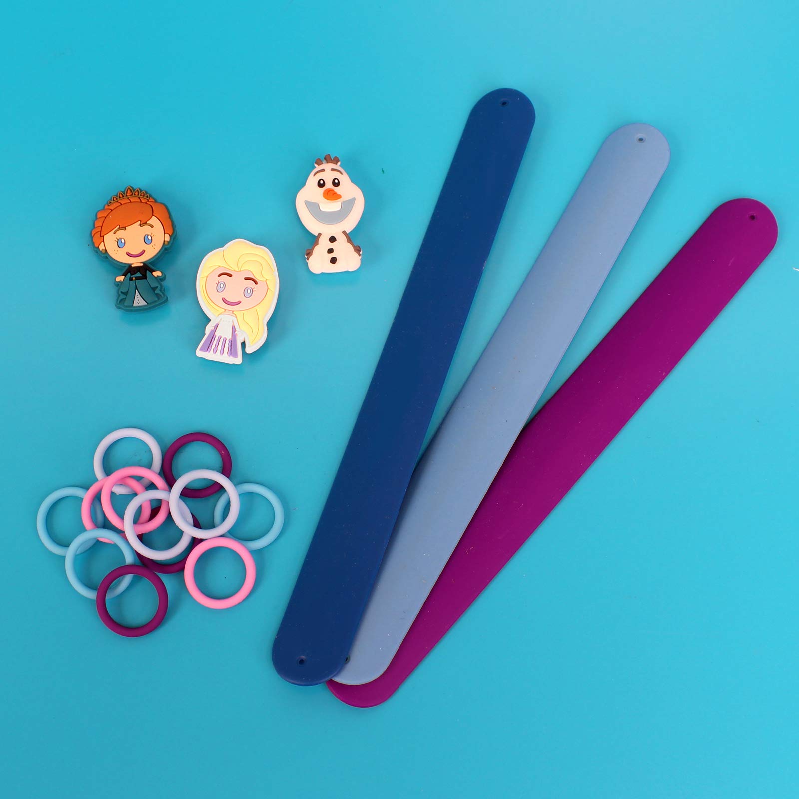 Frozen 2 Slap Bracelets for Kids by Tara Toys - Disney Princess Elsa & Anna Wristbands - Fun Party Favors, Birthday Gifts & Classroom Rewards