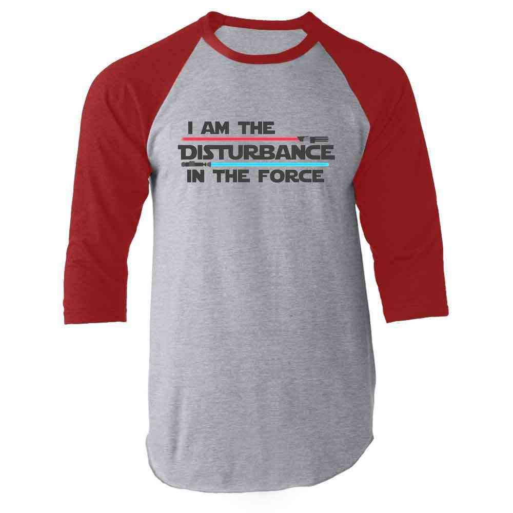 Funny Star Wars Graphic Tee for Men - Pop Threads 'I Am The Disturbance in The Force' T-Shirt | Casual Wear, Cosplay, Gift for Fans