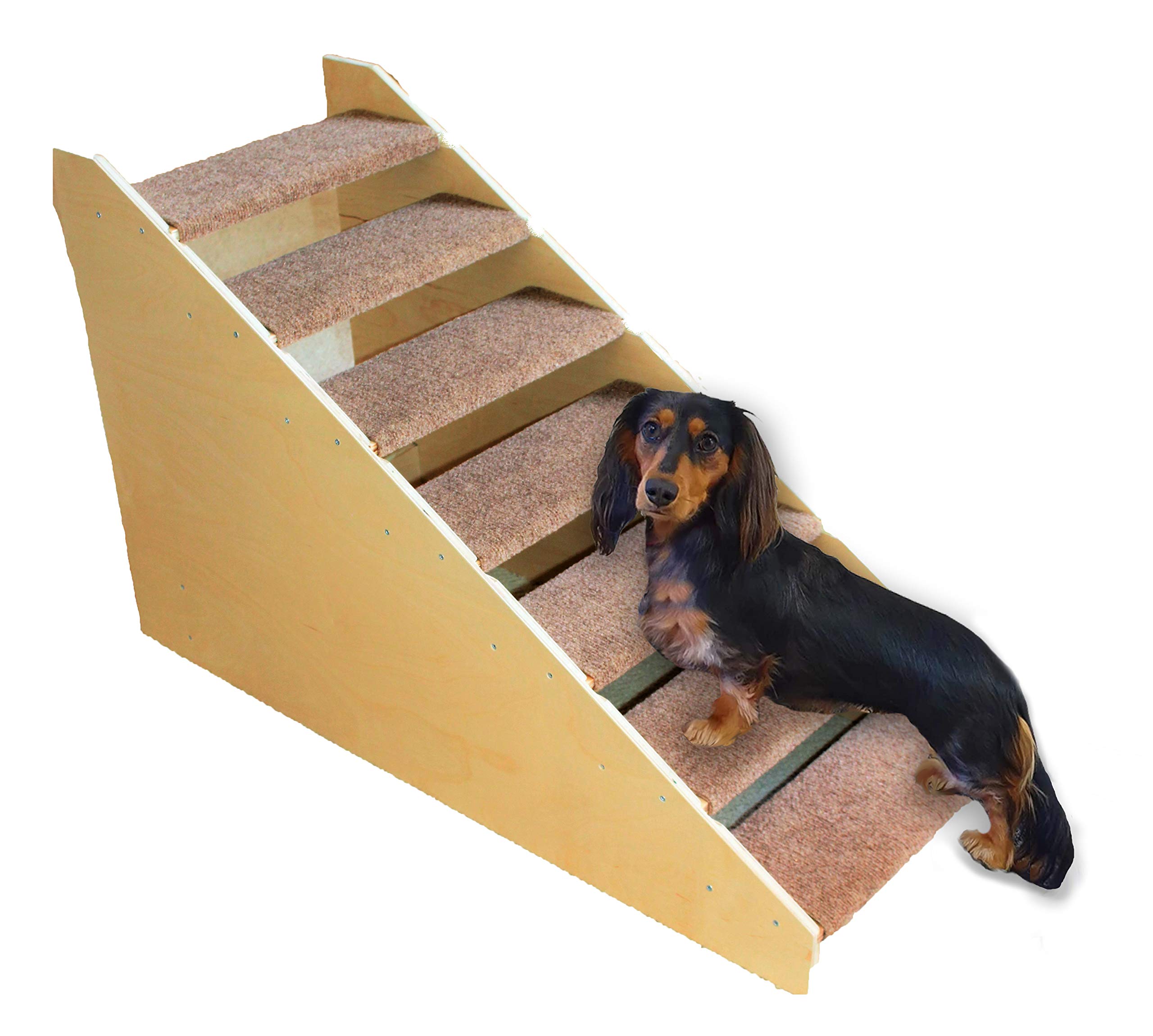Short Leg Pet Steps for Small Dogs & Cats - Lightweight Dog Stairs for High Beds, Couches & Sofas | Perfect for Elderly Pets & Puppies to Climb Safely