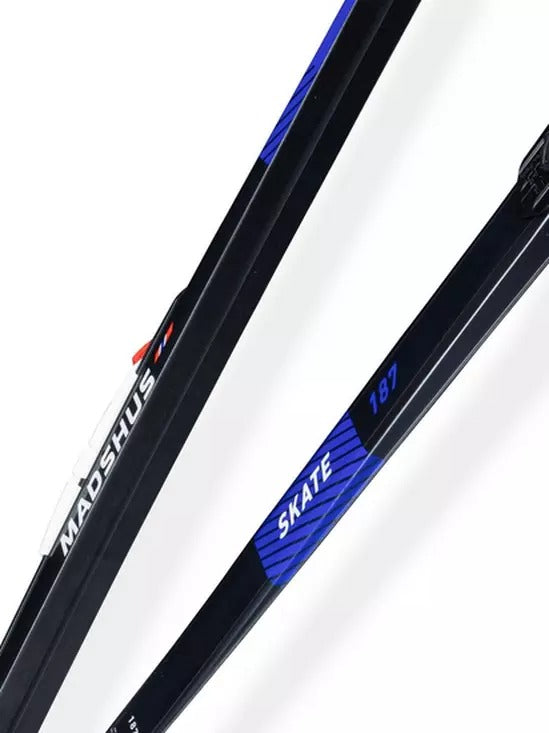 Madshus 2024 Active Skate Ski with Rottefella Performance Skate Bindings - Cross-Country Skiing for Fitness & Winter Sports Enthusiasts