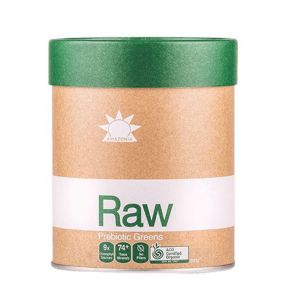 Amazonia Raw Organic Superfood Greens Powder - Vegan, Gluten-Free, Nutrient-Rich Supplement for Detox & Energy Boost | Perfect for Smoothies, Juices & Daily Wellness Routine