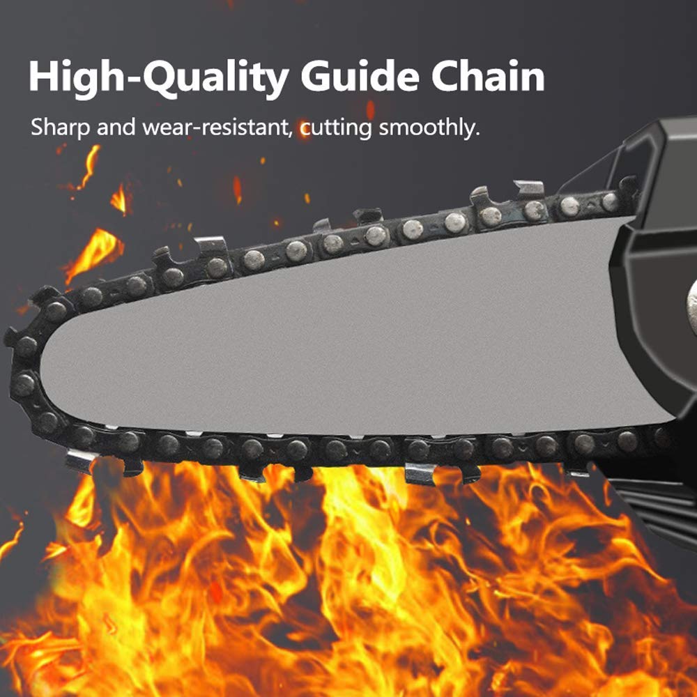 24V Cordless Electric Chainsaw - Rechargeable Lithium Battery Mini Chainsaw for Woodworking, Pruning & Garden Logging | Portable One-Handed Chainsaw for DIY Projects & Outdoor Cutting