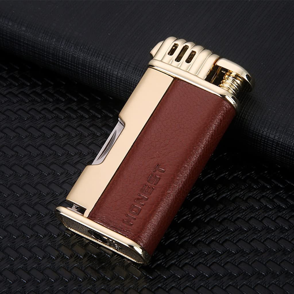Refillable 3-in-1 Butane Pipe Lighter for Camping, Grill & Fireplace