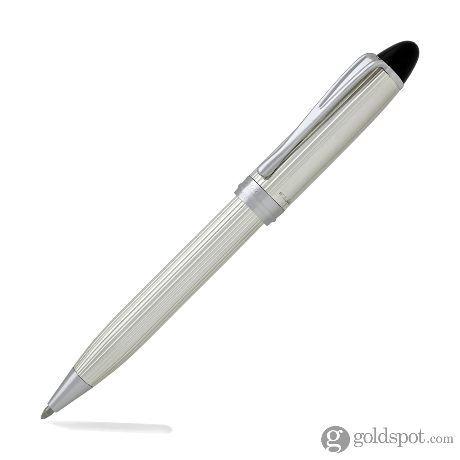 Aurora Ipsilon Sterling Silver Ballpoint Pen - Premium Writing Instrument for Business, Gifts & Elegant Office Use