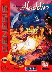 Aladdin Cardboard Box for Sega Genesis - Classic Video Game Storage & Display Case - Perfect for Collectors & Retro Gaming Enthusiasts