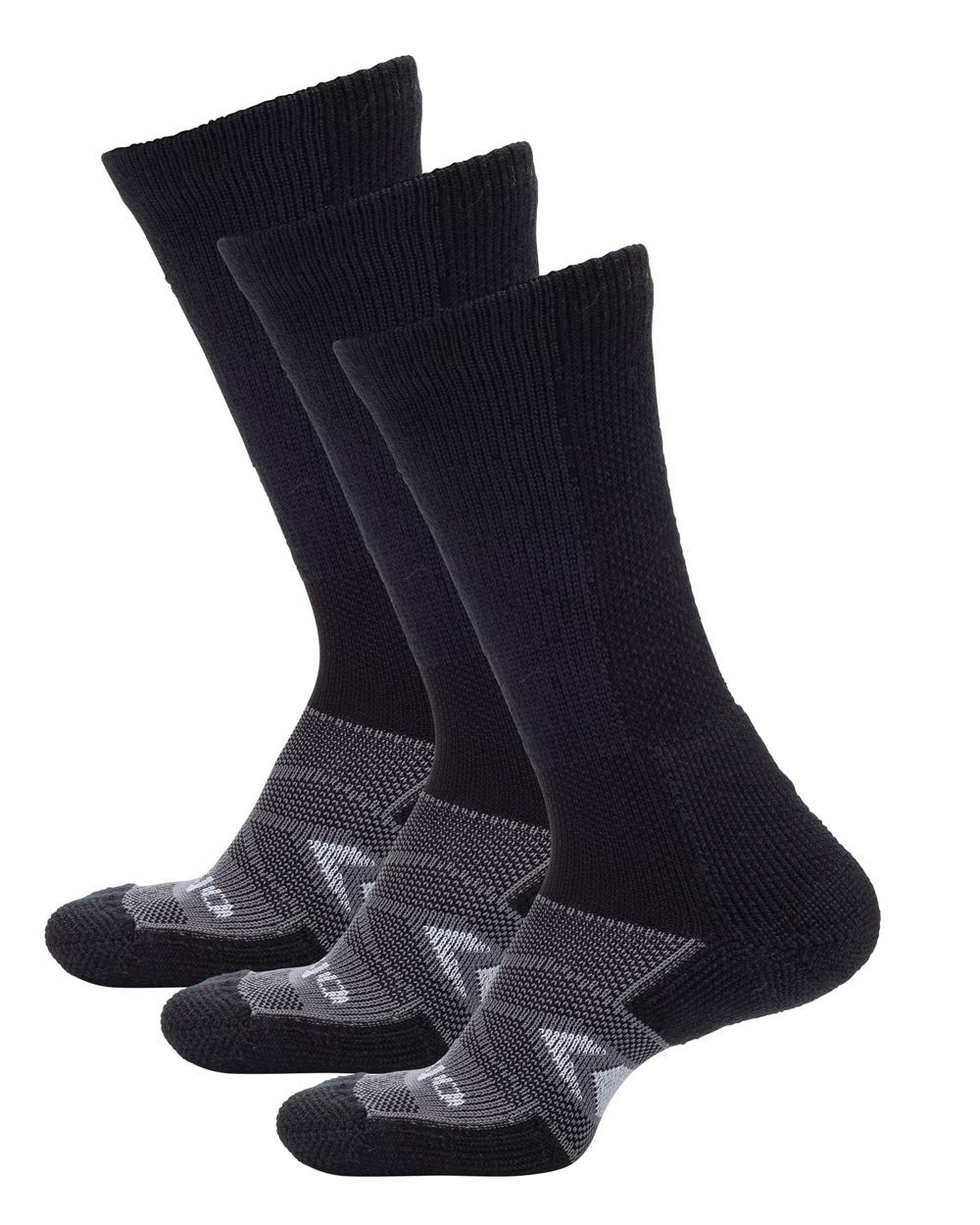 Thorlos WCXU Max Cushion 12-Hour Shift Crew Socks for Nurses & Healthcare Workers - All-Day Comfort & Support for Long Shifts