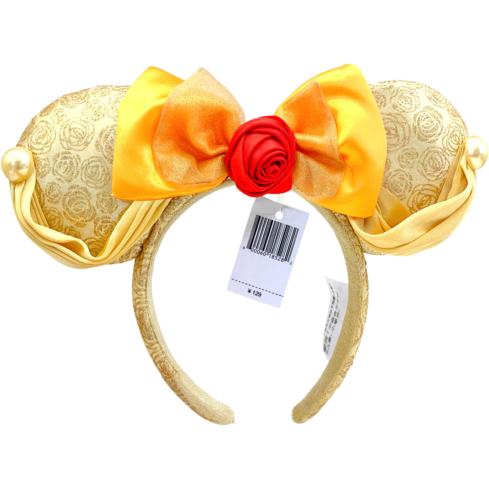 Sparkly Mouse Ear Bow Headbands for Women & Girls - Glitter Sequins Hair Accessories for Disney Costumes, Cosplay, Parties & Theme Parks