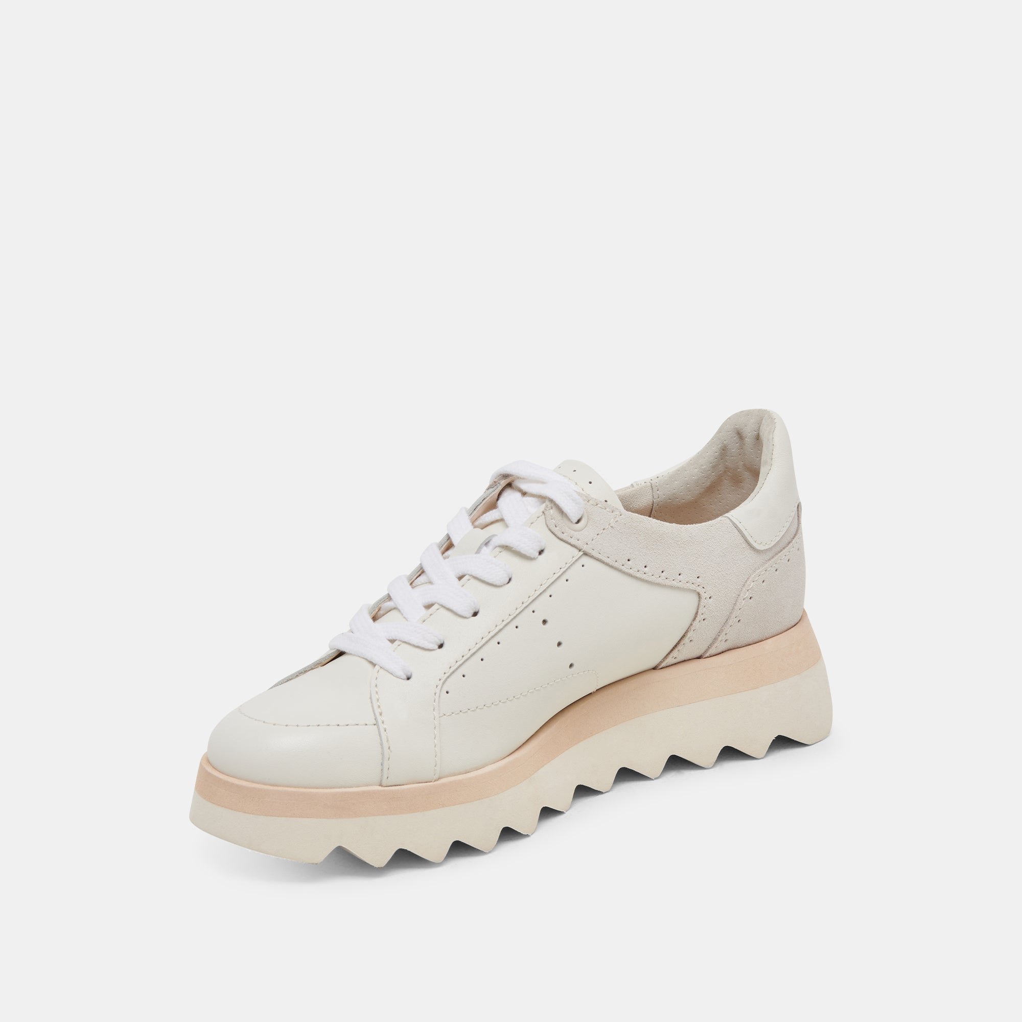 JORGIE White Leather Sneakers for Women & Men - Comfortable Walking Shoes for Casual, Work & Everyday Wear