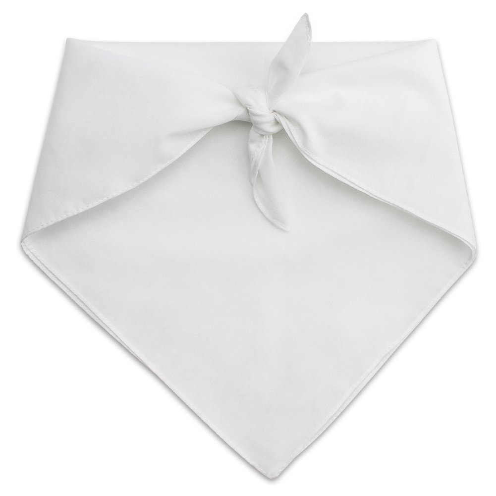 Autism Awareness Puzzle Pieces Dog Bandana - White Pet Bandana for Dogs with Autism Support & Acceptance | Perfect for Therapy Dogs, Service Pets, and Autism Awareness Events