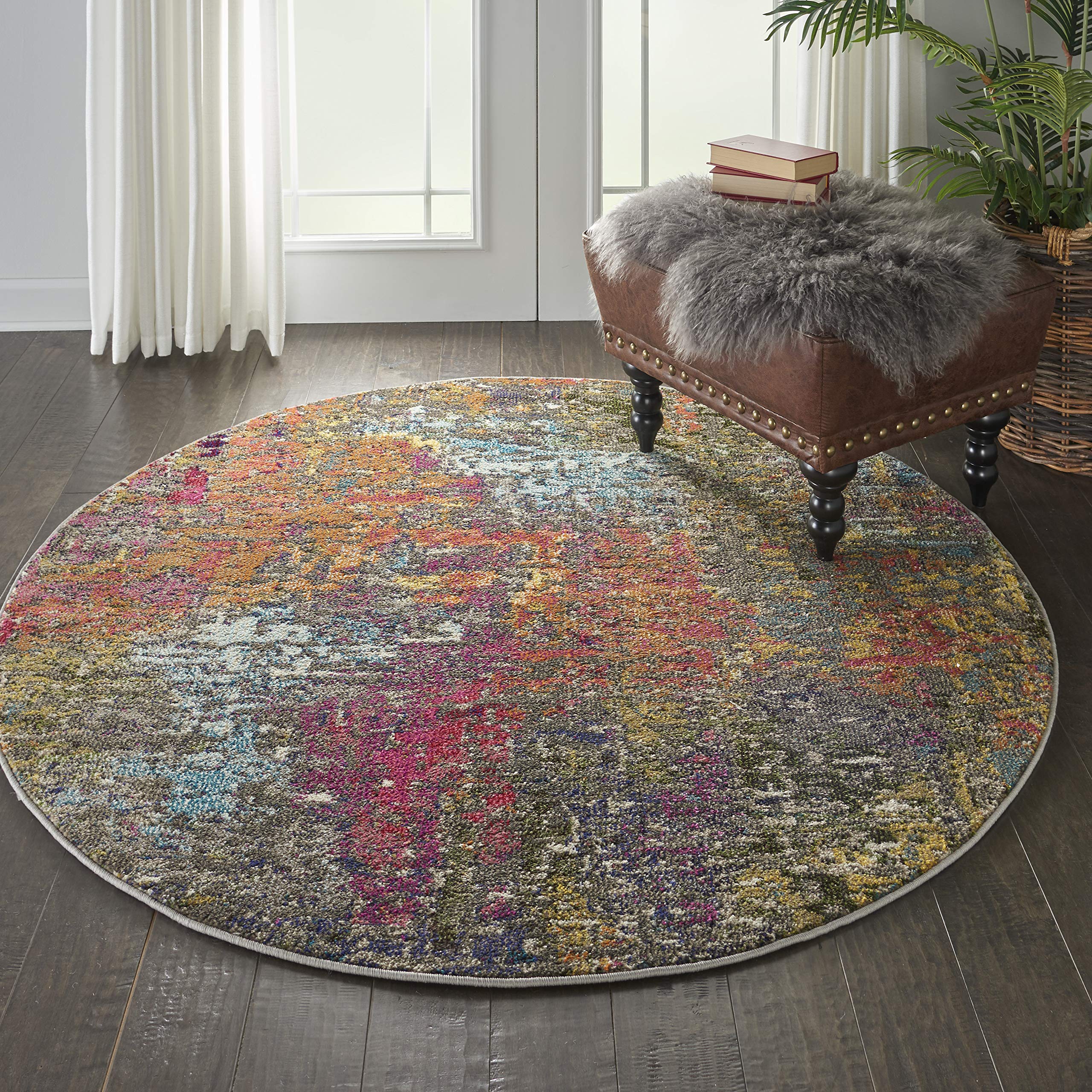 Nourison Celestial Multicolor Sunset 5'3