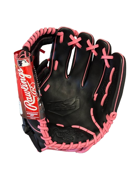 Rawlings R9 R9204 2BBP 11.5-Inch Baseball Infield Glove - Premium Leather Fielding Mitt for Youth & Adult Players - Perfect for Practice, Games & Training