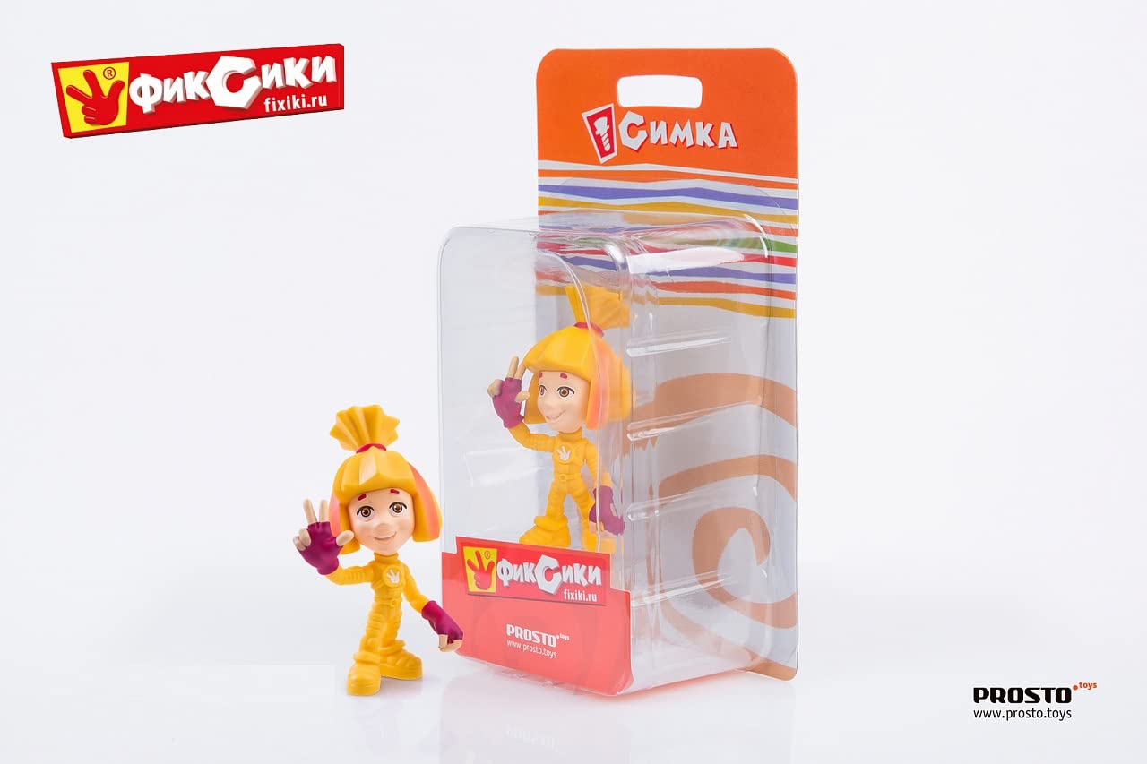 Fixiki Collectible Action Figures - Simka & Prosto Toys for Kids | Fun Educational Play, Gift for Children, Birthday Party Favors & Collectors Display