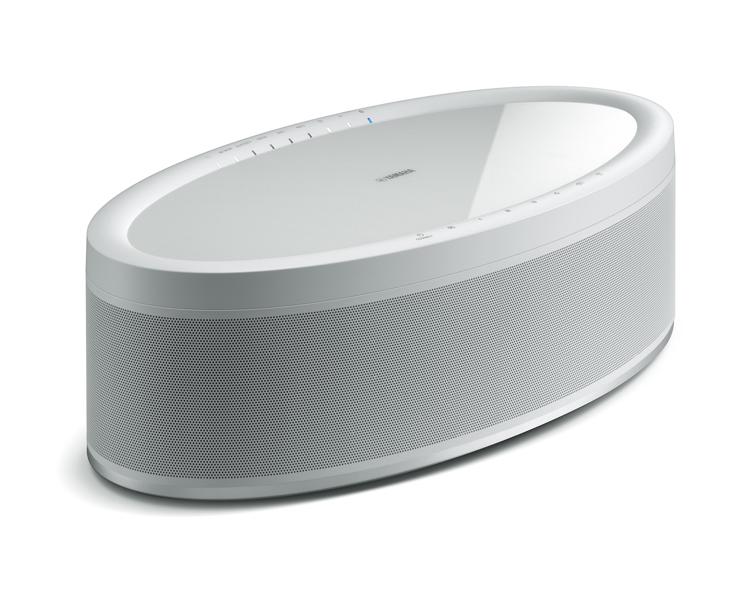 YAMAHA MusicCast 50 Wireless Bluetooth Speaker - Alexa Compatible with Multi-Room Audio, Built-In Streaming & Hi-Fi Sound - White | Perfect for Home Theater, Parties & Outdoor Entertainment