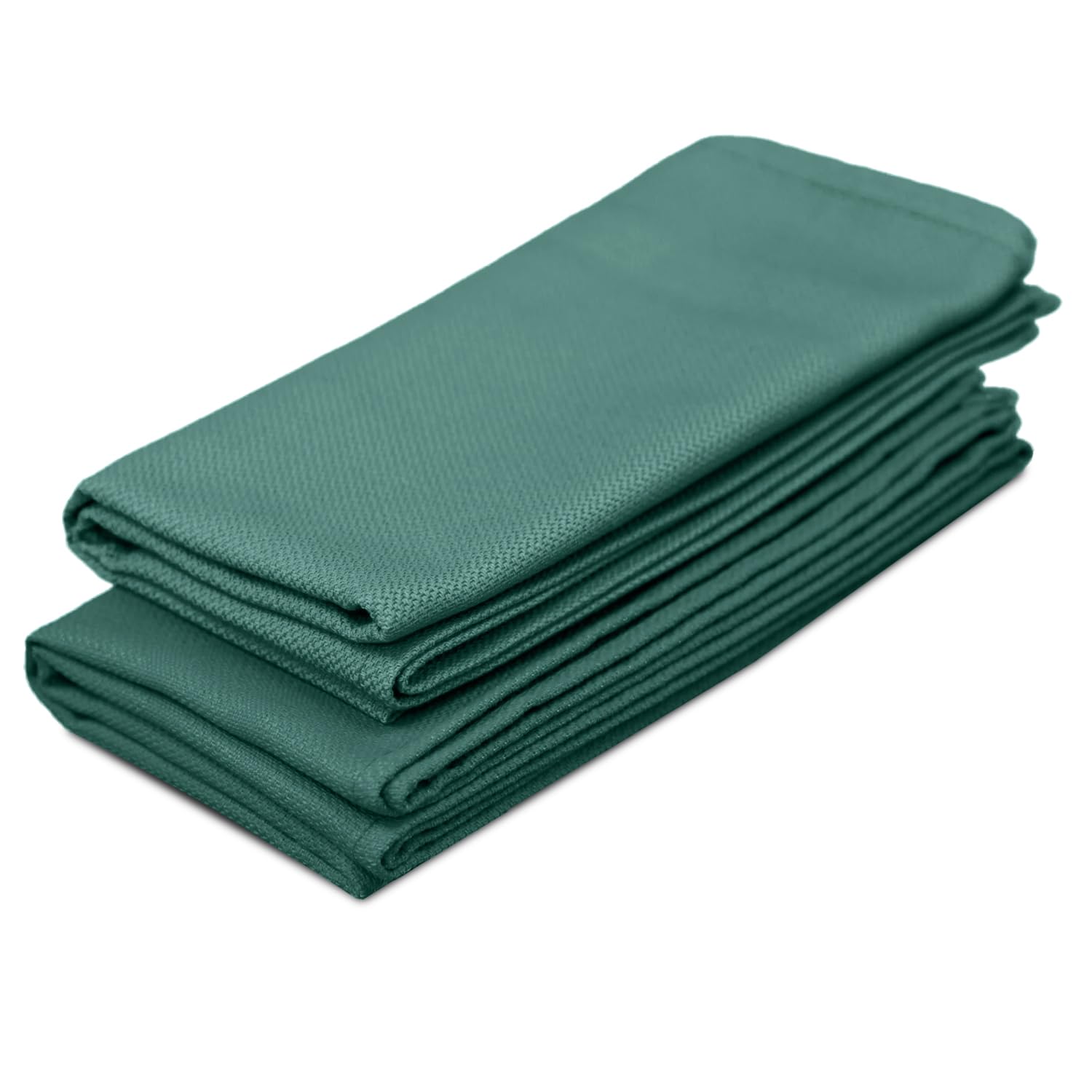 Avalon 100% Cotton Surgical Huck Towels - Pack of 12 (16x27 Inches) | Lint-Free Multi-Purpose Cleaning Cloths | Ideal for Hospitals, Clinics, Home Cleaning & Automotive Use | Green
