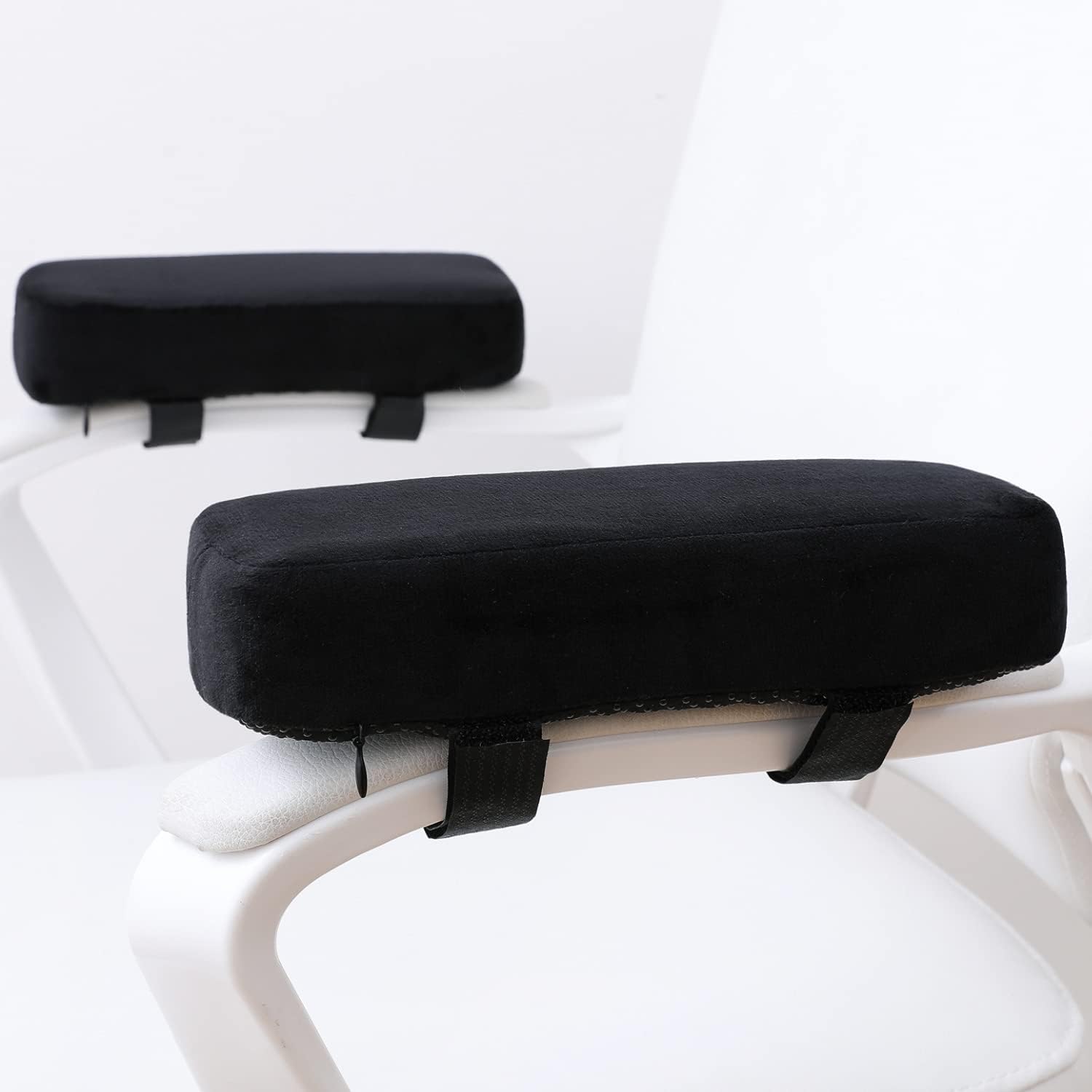 Ergonomic Gaming Chair Memory Foam Armrest Pads - Extra Soft Rectangle Cushions for Comfort & Support - Perfect for PC, Office, and Console Gaming Sessions
