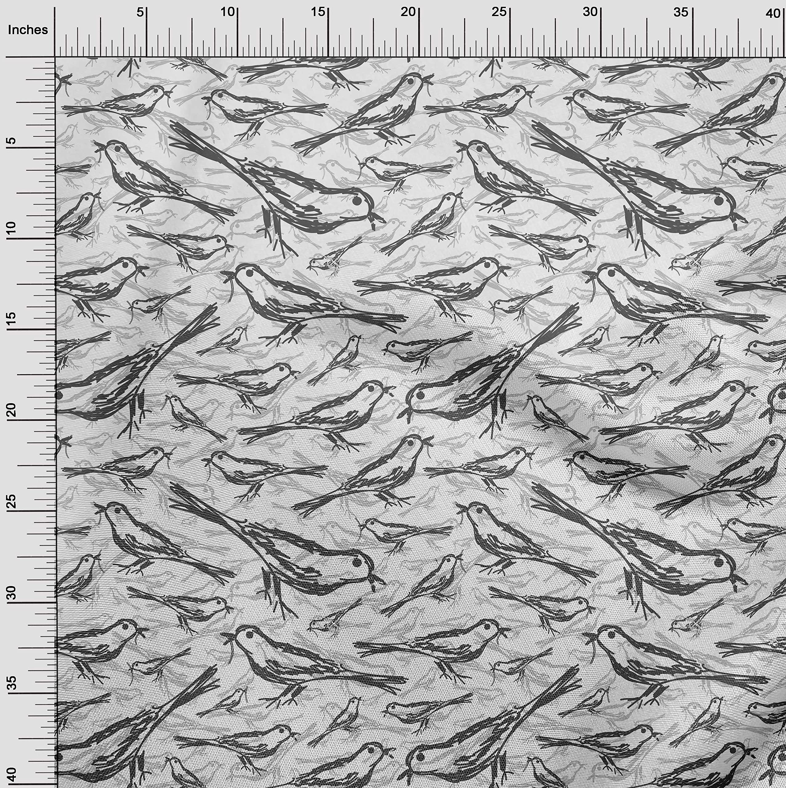 Premium Velvet Gray Fabric by The Yard - 58 Inch Wide Soft Printed DIY Sewing Material for Clothing, Crafts & Home Decor - Perfect for Dresses, Pillows & Upholstery Projects
