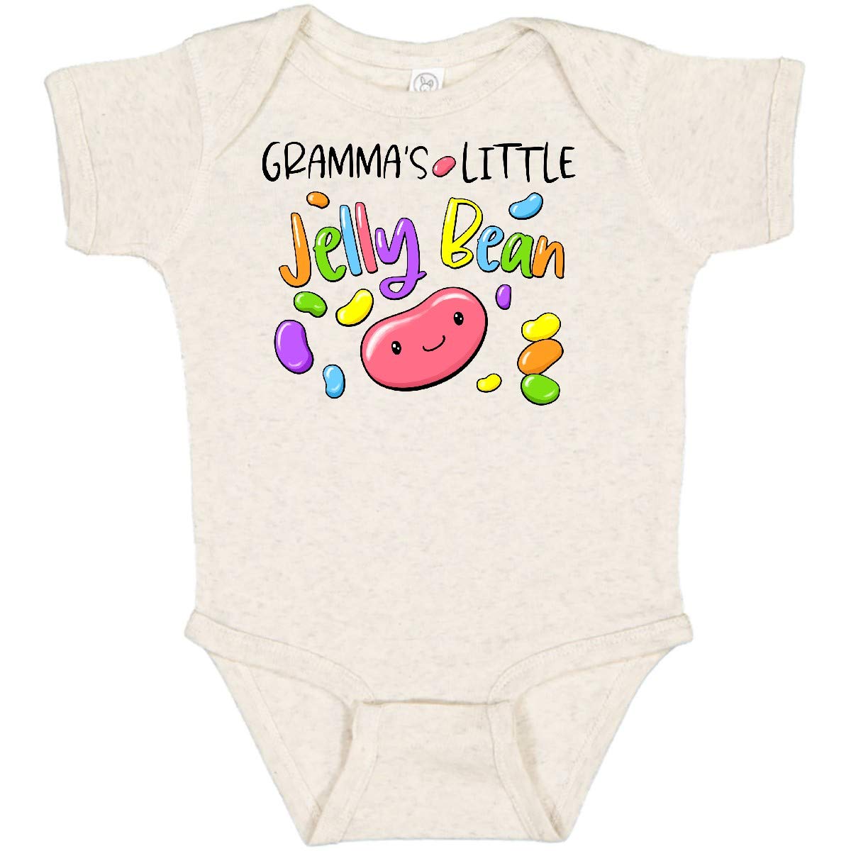 Inktastic Gramma's Little Jellybean Cute Easter Candy Baby Bodysuit - Adorable Infant Onesie for Easter Gifts & Family Photos