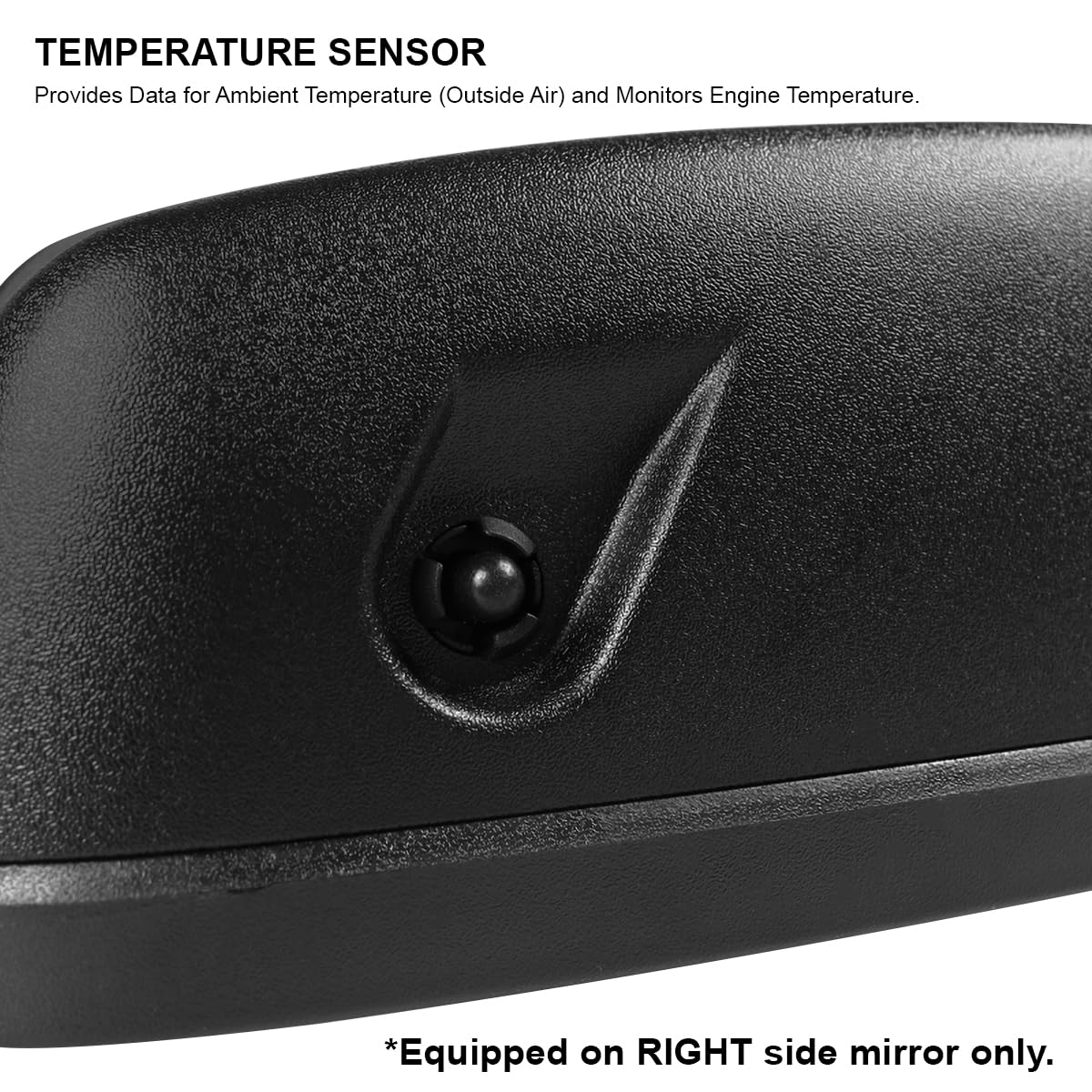 Spec-D Tuning Black Power Heated Towing Mirrors with Temperature Sensor & LED Turn Signal - Compatible with 2014-2018 Chevy Silverado/GMC Sierra 1500/2500HD/3500HD - Perfect for Winter Towing & Off-Road Adventures