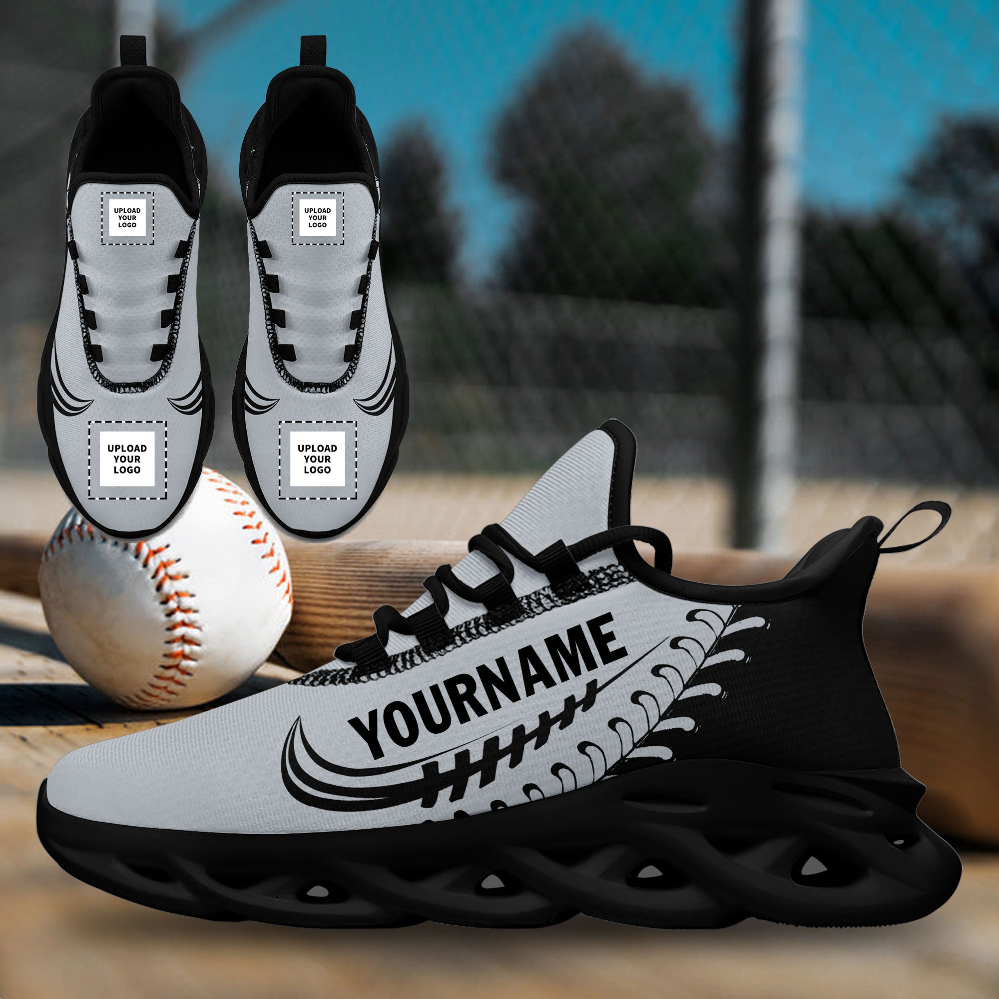 Custom Grey MaxSoul Jersey Shoes & Hat Combo - Personalized Sports Outfit for Men & Women | Perfect for Running, Gym Workouts & Streetwear Fashion