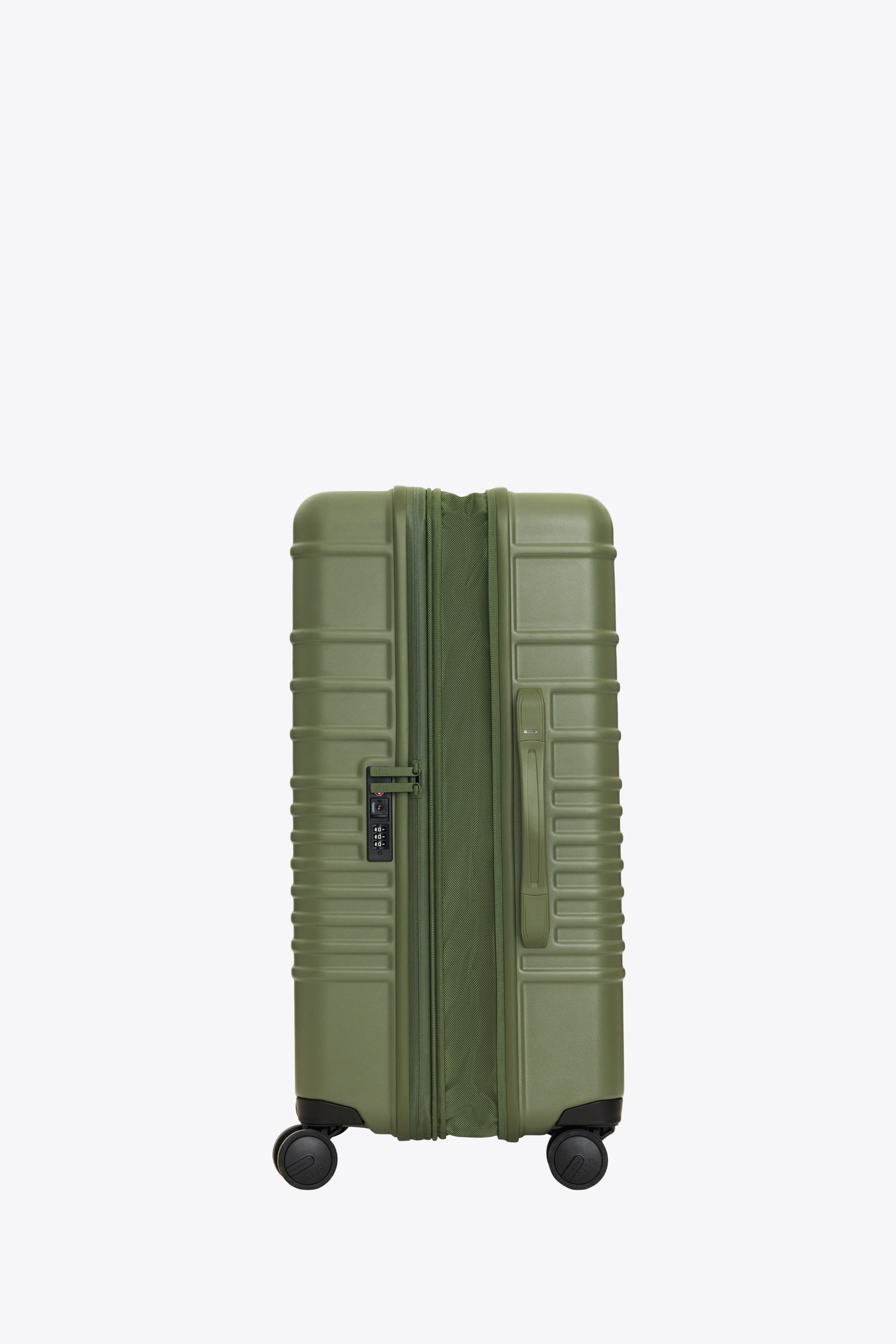 Olive Medium Check-In Roller Luggage - Perfect for Air Travel & Business Trips