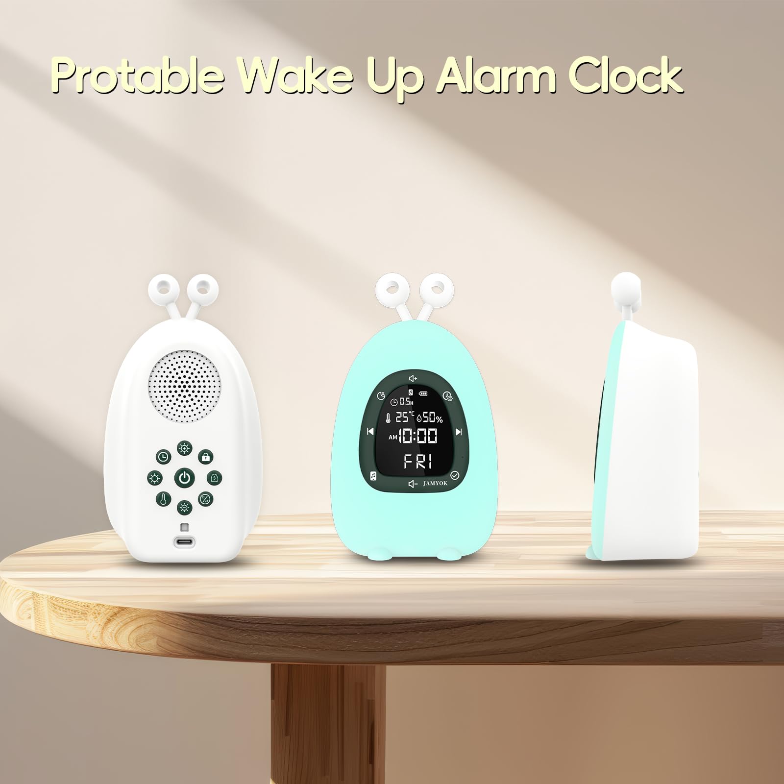 Sunrise Alarm Clock with Wake Up Light & White Noise Machine - 20 Soothing Sounds, 10 Night Lights, Bluetooth Speaker & App Control - Dimmable Digital Clock for Kids, Adults & Heavy Sleepers - Perfect for Bedrooms, Nurseries & Home Offices