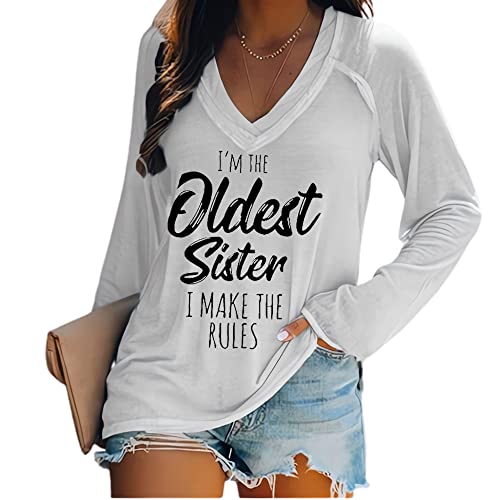 V Neck White