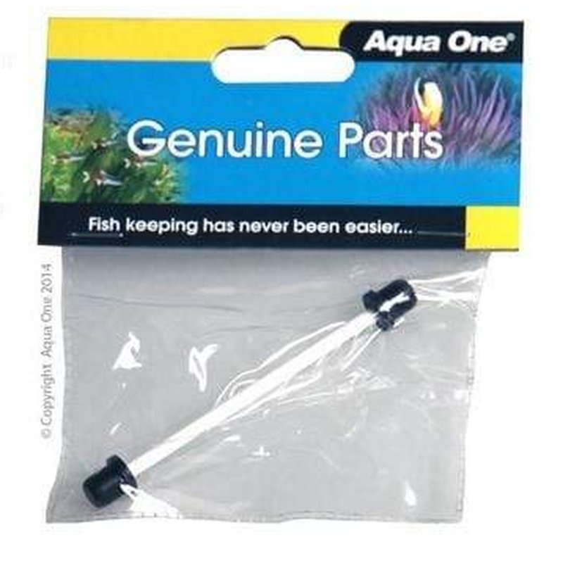 Aqua One Shaft Ceramic with Rubber End - Compatible with Aquis 1000/1200 & Aquis Advance 1050/1250 Filters | Replacement Part for Aquarium Maintenance | Perfect for Home Fish Tank Cleaning and Water Filtration Systems