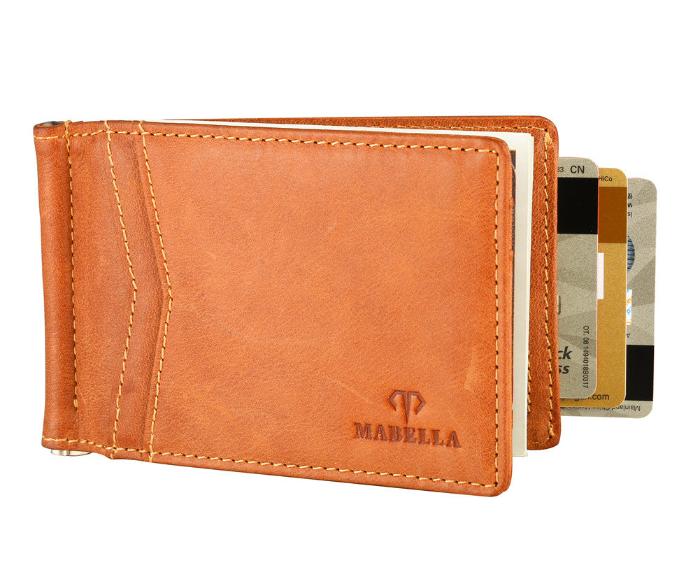 Premium RFID Blocking Slim Minimalist Bifold Wallet for Men - Front Pocket & Money Clip Design - Ideal for Travel, Business & Everyday Use