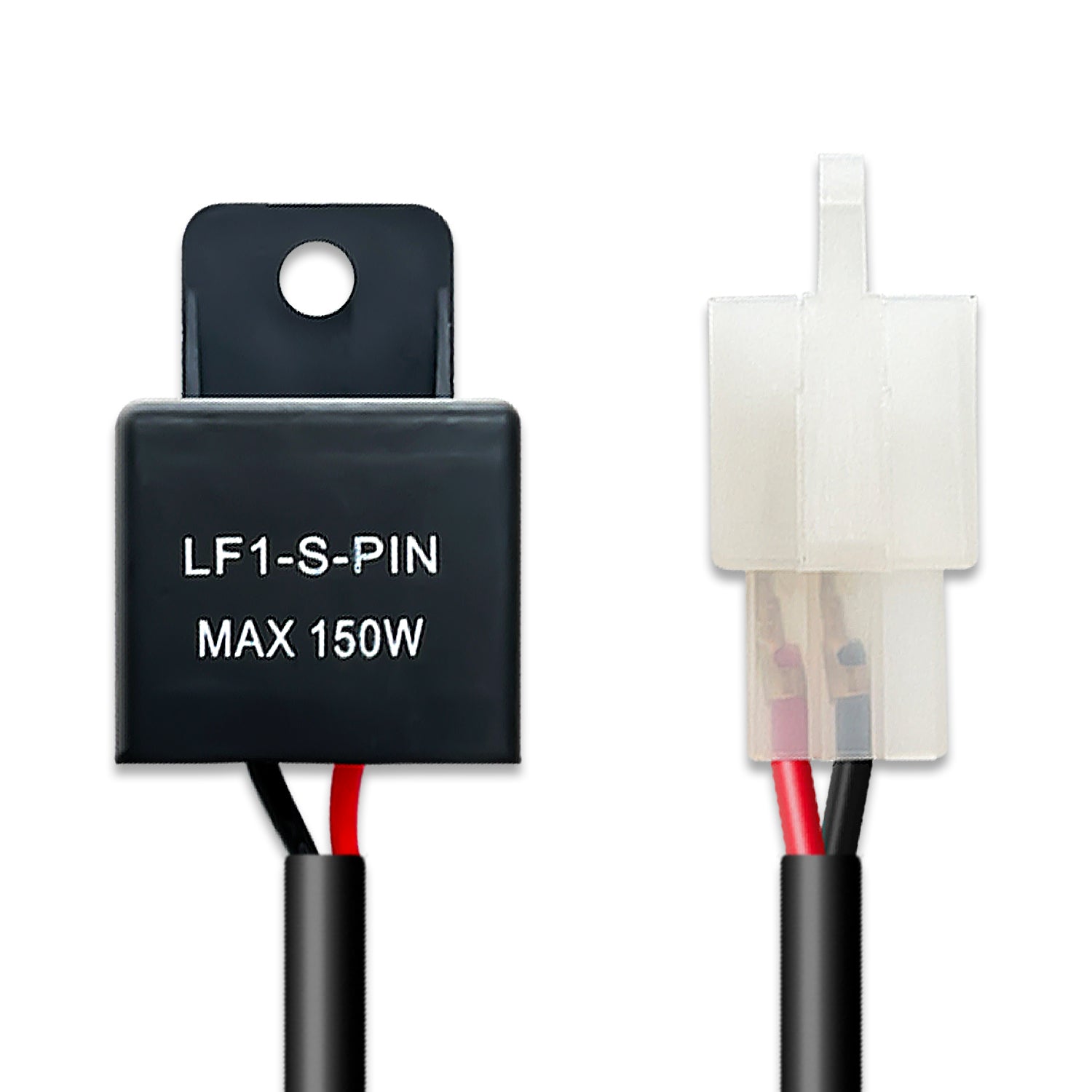 DAMA LF1 S PIN 2 Pin LED Flasher Relay - Compatible with Motorcycle, Car, Truck (Pack of 1) | Turn Signal Fix for LED Conversion | Ideal for DIY Automotive Electrical Projects