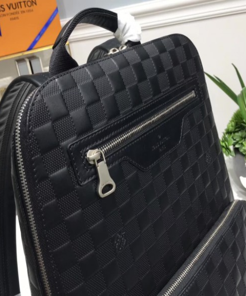 LV Avenue Backpack Damier Infini Leather Onyx - Luxury Designer Backpack for Women & Men - Perfect for Travel, Work & Everyday Use