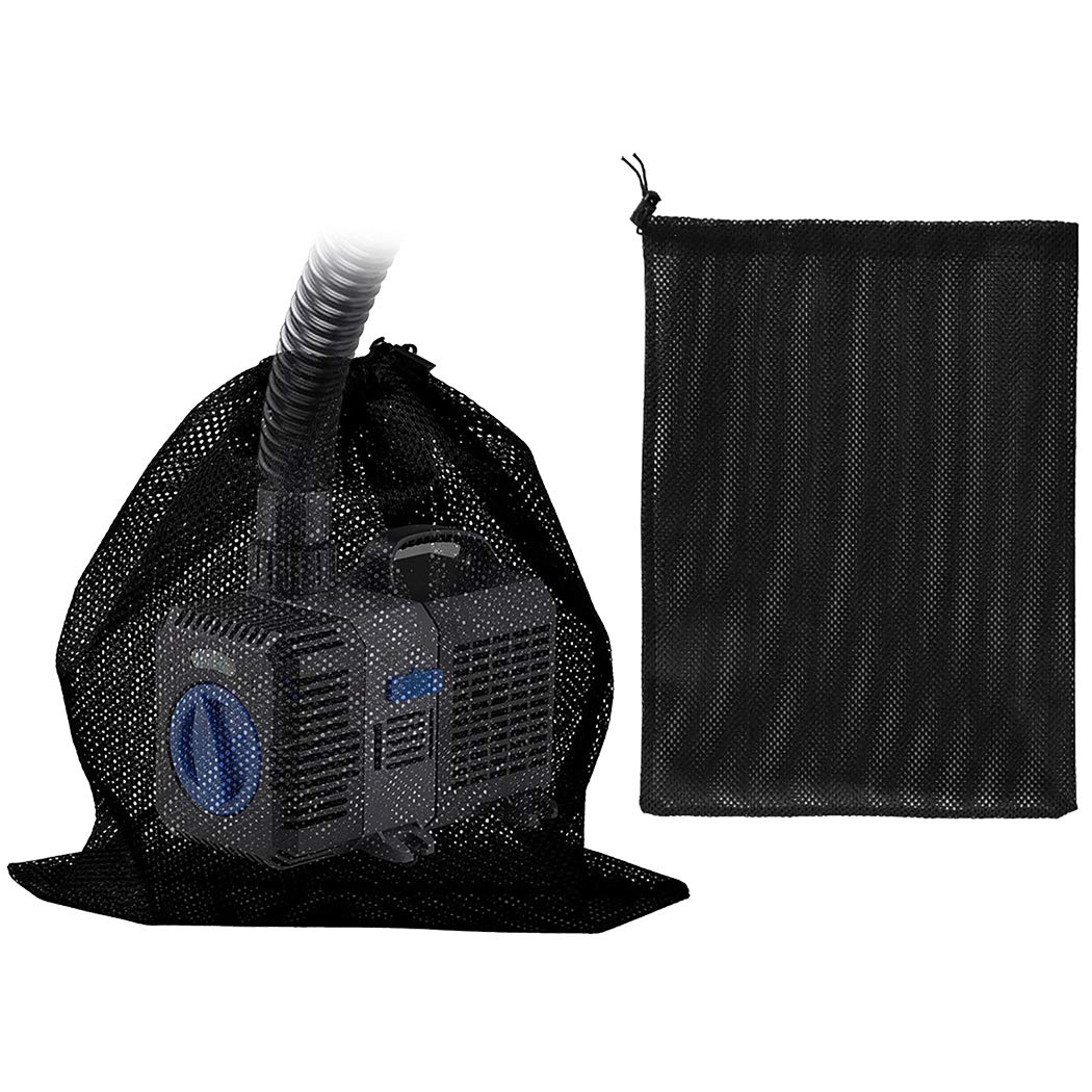JUSTDOLIFE 2 Pack Reusable Pump Filter Bags - Fine Mesh Filter Bags for Kitchen, Bathroom & Home Use - Ideal for Coffee, Tea, Soap Making & DIY Projects