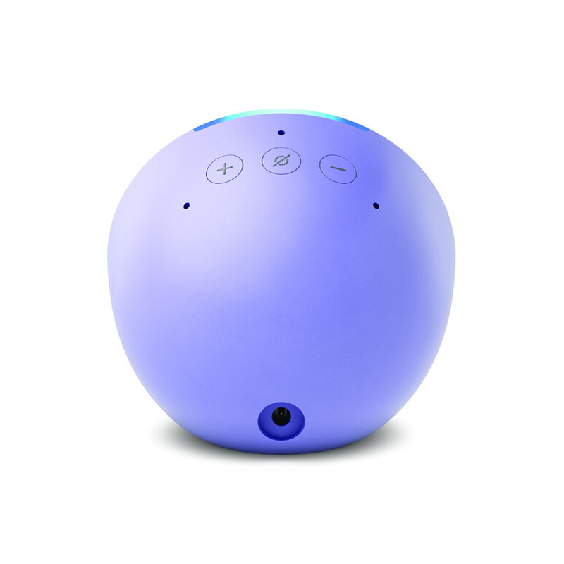 Echo Pop Smart Speaker with Alexa | Lavender Color | Compact Design for Home, Office & Bedroom | Hands-Free Voice Control & Music Streaming