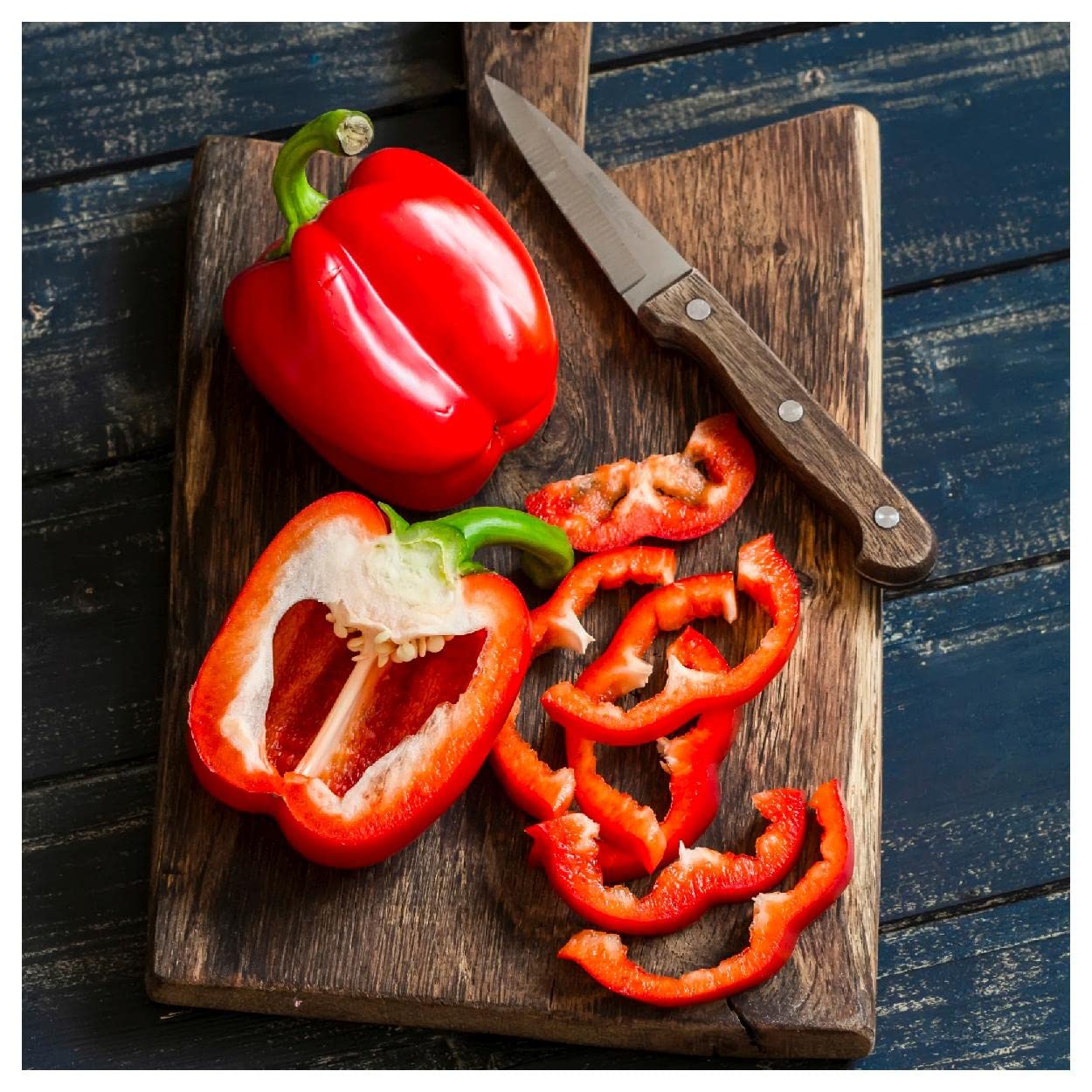 Everwilde Farms - 1 Oz Big Red Sweet Pepper Seeds - Non-GMO, Heirloom, High Yield - Perfect for Home Gardening, Canning, and Fresh Eating