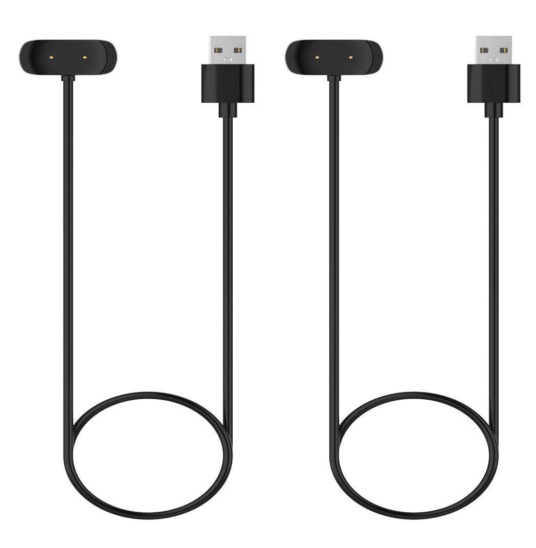 Universal USB Charger Cable for Amazfit Bip 5 Unity/Bip 5/GTS 2 Mini/Bip 3 Smartwatch - 3.3ft Fast Charging Cord (Black) - Perfect for Home, Office & Travel Charging